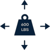 Heavy Item Icon - 600lb weight